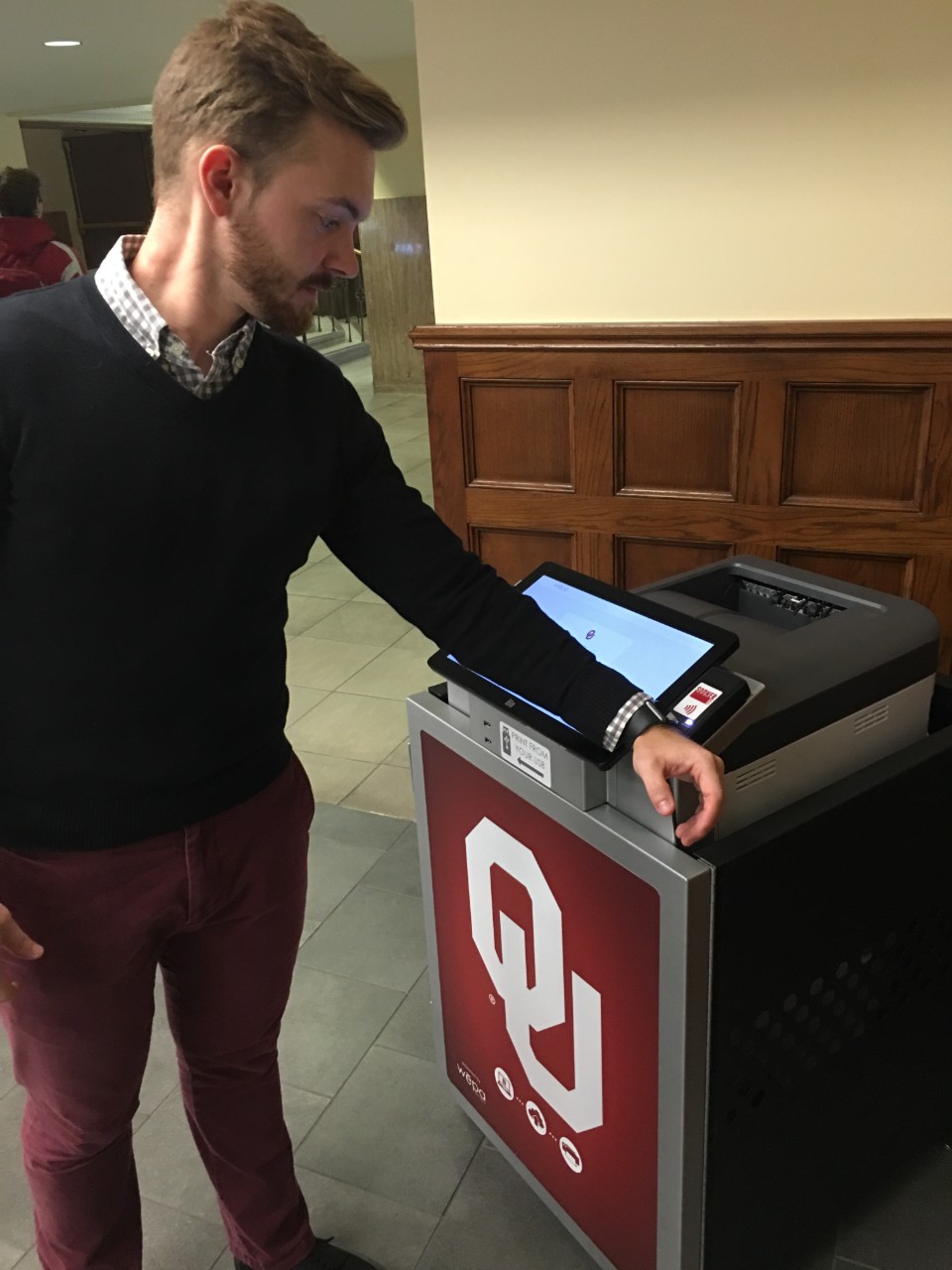 Using iPhones and Apple Watches to Access Kiosk Printing at the University of Oklahoma